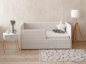 Диван-кровать Happy (айвори) в Среднеколымске - srednekolymsk.mebel-nsk.ru | фото