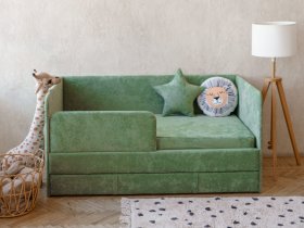 Диван-кровать Happy (зеленый) в Среднеколымске - srednekolymsk.mebel-nsk.ru | фото