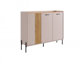 Комод Доминика (кашемир/дуб крафт золотой) в Среднеколымске - srednekolymsk.mebel-nsk.ru | фото