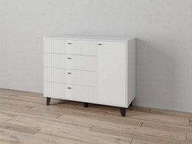 Комод «Катрин-13» (белый/белый снег) в Среднеколымске - srednekolymsk.mebel-nsk.ru | фото
