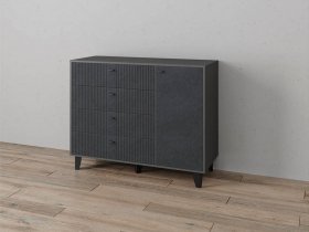 Комод «Катрин-13» (графит/гранит лофт) в Среднеколымске - srednekolymsk.mebel-nsk.ru | фото