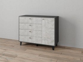 Комод «Катрин-13» (графит/мальта) в Среднеколымске - srednekolymsk.mebel-nsk.ru | фото