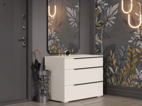 Комод с 3 ящиками Айри КМ-001 (кашемир) в Среднеколымске - srednekolymsk.mebel-nsk.ru | фото