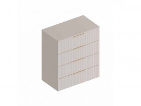 Комод с 4 ящ. «Тефия» (тефия/софт сантьяго) в Среднеколымске - srednekolymsk.mebel-nsk.ru | фото