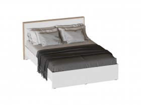 Кровать двухспальная 1,6м Ренн спальня в Среднеколымске - srednekolymsk.mebel-nsk.ru | фото