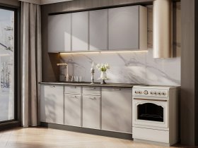 Кухонный гарнитур «Адель» 2,0м (нео) в Среднеколымске - srednekolymsk.mebel-nsk.ru | фото