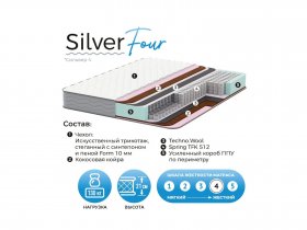 Матрас Silver Four в Среднеколымске - srednekolymsk.mebel-nsk.ru | фото