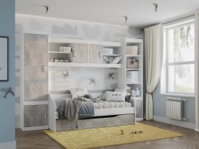 Модульная детская Паскаль в Среднеколымске - srednekolymsk.mebel-nsk.ru | фото