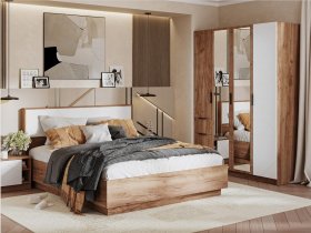 Модульная спальня Орегон в Среднеколымске - srednekolymsk.mebel-nsk.ru | фото