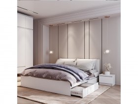 Модульная спальня Симпл в Среднеколымске - srednekolymsk.mebel-nsk.ru | фото