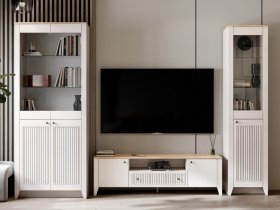 Модульная стенка Валенсия в Среднеколымске - srednekolymsk.mebel-nsk.ru | фото