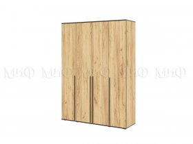 Шкаф четырехстворчатый Норд (дуб крафт) в Среднеколымске - srednekolymsk.mebel-nsk.ru | фото