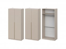 Шкаф ШК-100 Эккервуд (меланж) в Среднеколымске - srednekolymsk.mebel-nsk.ru | фото