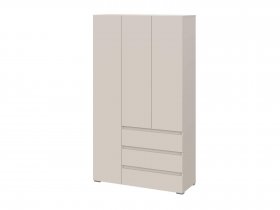 Шкаф трехстворчатый с ящиками Люмо ШК-06 в Среднеколымске - srednekolymsk.mebel-nsk.ru | фото