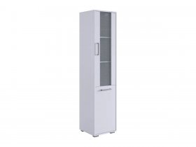 Стеллаж Лайт-2 (белый/белый) в Среднеколымске - srednekolymsk.mebel-nsk.ru | фото