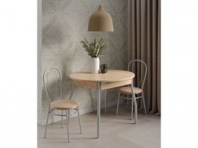 Стол обеденный Орфей-4 (дуб крафт золотой) в Среднеколымске - srednekolymsk.mebel-nsk.ru | фото