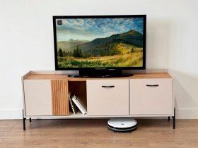 Тумба 2 Доминика (кашемир/дуб крафт золотой) в Среднеколымске - srednekolymsk.mebel-nsk.ru | фото