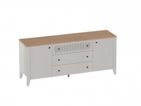 Тумба 2двери 3ящ. Валенсия (гостиная) в Среднеколымске - srednekolymsk.mebel-nsk.ru | фото