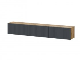 Тумба Байкал (дуб крафт золотой/графит) в Среднеколымске - srednekolymsk.mebel-nsk.ru | фото