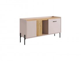 Тумба Доминика (кашемир/дуб крафт золотой) в Среднеколымске - srednekolymsk.mebel-nsk.ru | фото
