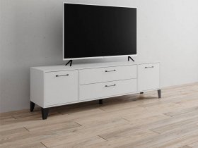 Тумба под ТВ Парус-13 (белый) в Среднеколымске - srednekolymsk.mebel-nsk.ru | фото