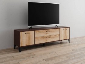 Тумба под ТВ Парус-13 (венге/дуб делано) в Среднеколымске - srednekolymsk.mebel-nsk.ru | фото